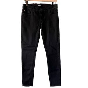 HUDSON Women's Black Charcoal Jeans Denim Skinny Legging